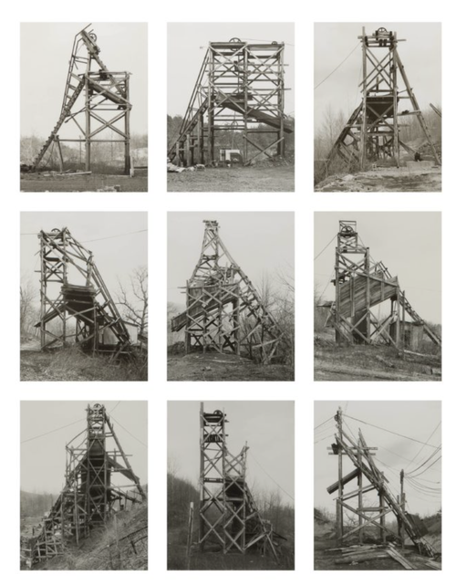 Bernd and Hilla Becher, “Coal Mine Tipples, Pennsylvania, United States”, 1974-1978 — W.M. Hunt Bernd and Hilla Becher, “Coal Mine Tipples, Pennsylvania, United States”, 1974-1978 — W.M. Hunt